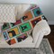 Edge Collections - 50" x 60" - Multicolor - French Bulldog Quilted Decorative Throw Blanket - 1 Piece
